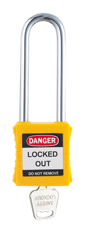 KZ-G22 Uzun Kelepçe Asma Kilit (Sarı)