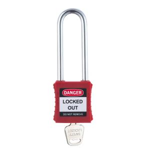 KZ-G21 Uzun Kelepçe Asma Kilit (Kırmızı)